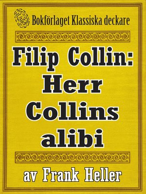 cover image of Filip Collin: Herr Collins alibi